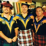 1998 uk tour - glenn peatling mark wright and matt smith get in touch with their family heritage - aprl98-039