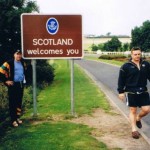1998 uk tour - mark wright and chris stewart visit scotland - aprl98-038