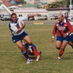 2002 state cships brisbane - far northern v barbarians - laurie nona steps out of one to score - pfn02-005