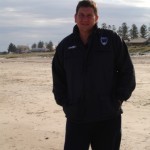 2006 arl national cships - it was knightys idea - recovery session at glenelg beach - prla06-063