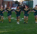 2006 arl national cships - trainer bob oriordan prepares the boys for battle v nt - prla06-033